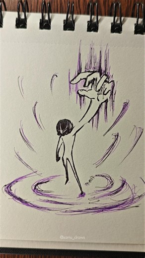 How to draw body with (gravity ) #drawing #stickman #tutorial #fpy #sketch #howtodraw