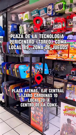 🎮✨ Revive la época dorada del Arcade con Retrochavos ✨🎮 ¿Listo para tener tu propia maquinita en casa? 🔥 Desde $2,300 con 36,000 juegos incluidos, puedes tener la tuya con todos los clásicos: KOF, Street Fighter, Metal Slug, Crash Bandicoot, 1 2 3, crash bash, team racing y crash of titans, FIFA 13, PES 21 y muchos más 🔥 Más de 40 consolas clásicas 630 juegos de PlayStation 1 🔥 Palancas profesionales y garantía de 1 año completo 🔥 ¡Incluye 2 controles tipo PlayStation de regalo! 🚚 Envíos 
