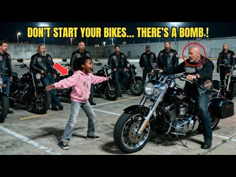 “Don’t Start Your Bikes…” Black Little Girl Trembled — What Happened Next Silenced the Hells Angels