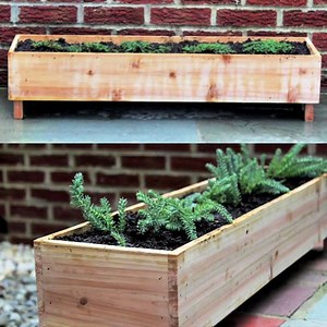 DIY Cedar Planter Box Under $5
