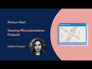 Aimsun Next Tutorial 2 - Viewing Microsimulation Outputs