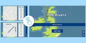 UK Rivers Interactive Word Search