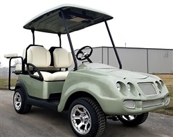 Bently Electric Golf Cart With Custom Bucket Seats, Radio, Custom Rims & More