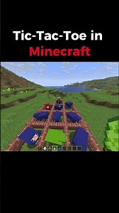 Tic Tac Toe in Minecraft #funny #minecraft