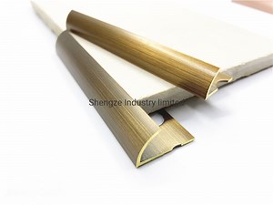 [Hot Item] Ceramic Floor Edging Round Tile Aluminum Strip Profile Tile Trim for Corner