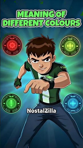 Meaning of different colours of Ben 10 Omnitrix | Ben 10 | Ben 10 cartoon | Ben 10 in Hindi #ben10
