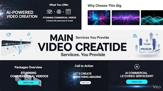 Smarttims: I will create a stunning commercial video using ai generated visuals for $15 on fiverr.com