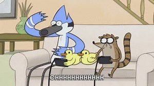 Even The Ducks Are In On It GIF – Regular Show Mordecai And Rigby Cartoons – otkrijte i dijelite GIF-ove
