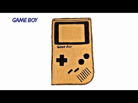 Easy!! How To Make Game Boy With Cardboard Diy Cardboard Toy Craft
