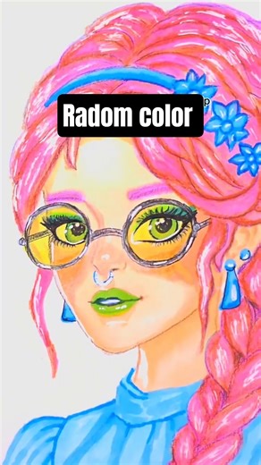 Completely random colors… let’s see 😳 #art #shorts