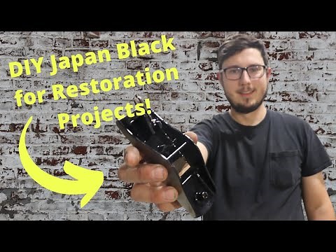 DIY Japanning for Tool Restoration projects!