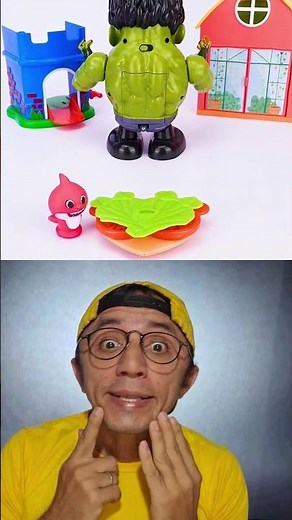 Satisfying Toy Play Pinkfong BabyShark Playset & ASMR Unboxing Miniature #shorts #asmr