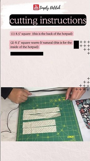 QUICK AND EASY HOTPAD, NO BINDING HOTPAD TUTORIAL FOR BEGINNERS