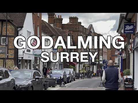 Godalming Town Centre, Surrey, UK, England 🇬🇧 4K HDR