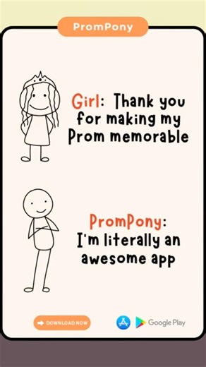 When they think PromPony did all the magic… really, we’re the app making your Prom memorable #prom