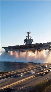 "Future aircraft carrier flies into space!!"