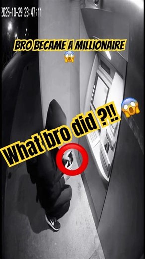 Magical ATM | Bro is a Billionaire in seconds !!😭😱 #shorts #viral #billionaire #hacker #creepy