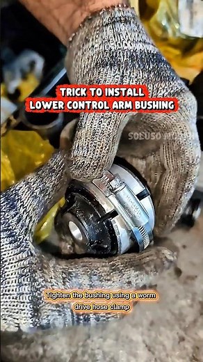 Easy Lower Control Arm Bushing Installation Trick