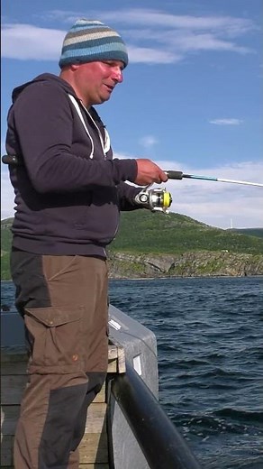 Norway: Fishing from the shore🎣🐟 #fishing #norway #fishing