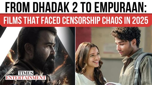 From 'Dhadak 2' to 'Empuraan': Films that faced censorship chaos in 2025