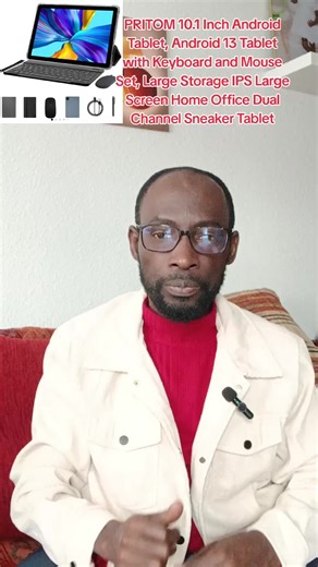 PRITOM 10.1 Inch Android Tablet, Android 13 Tablet with Keyboard and Mouse Set, Large Storage IPS Large Screen Home Office Dual Channel Sneaker Tablet #dealsfürdich #pritomtablet #tabletcomputer #setupcomputer #gadgetlover @MARY YOPOO @MAAMEJOYCE @SistaKyerewaa @jefflamptey @Bigails_Naa 🤩💝😇 @OfficialStinaDiamond @STINA DIAMOND💎 @Abdulazeez