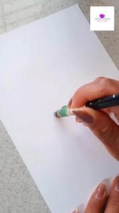 Blue blooms using filbert brush #wocol #reels | WoCol