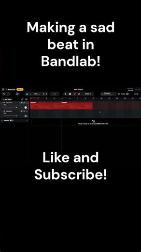 Making a sad beat in Bandlab! #mygame #music #gamedev #bandlab #song #gamedevelopment #piano