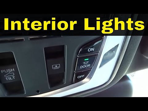 How To Operate Interior Lights In An Acura RDX-Easy Tutorial
