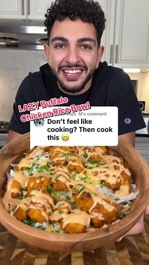 Easy Buffalo Chicken Rice Bowl Recipe