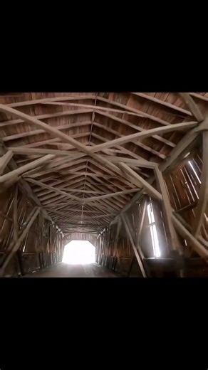 Can’t go wrong with a covered bridge #polaris #snow #atv #sportsman #offroad