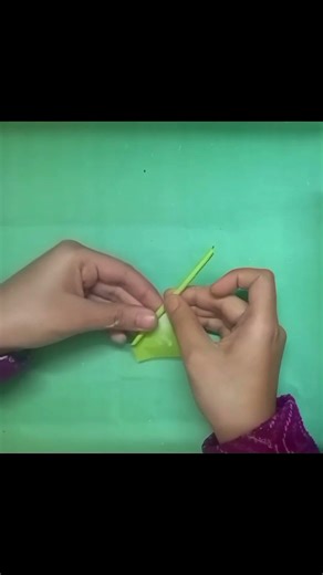 Handmade easy tulip flower crafting tutorial🌷.... Cute tulip flower craft🌷...#shortvideo #tulip