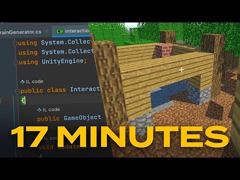 How to Make MINECRAFT in Unity 3D