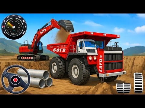 JCB City Road Construction Simulator 3D - City Road Construction Sim 3D-Android Gameplay JAYNLGAMERZ