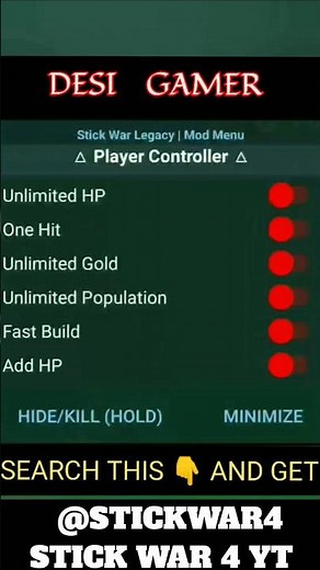Stick War Legacy Mod Apk 2023.5.1709❤️ MOD MENU, Unlimited All😱 New Update🤫 #shorts