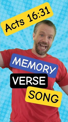 You Will Be Saved! (Acts 16:31) | Memory Verse Song for Kids #scripturememory #biblememory