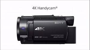 Sony Announces New 4K Handycam