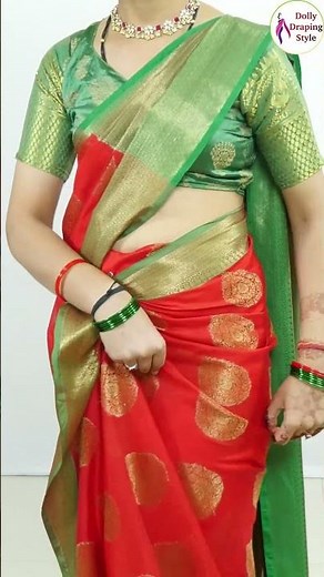 how to Make Perfect saree draping tutorial #saree #beauty #fashion