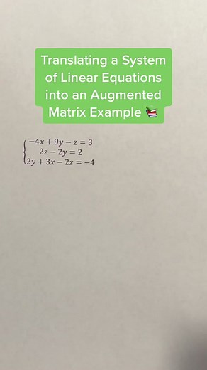 Linear Algebra: Solving Linear Equations with Matrices