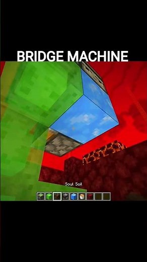 Minecraft LAVA Bridge Machine#minecraft