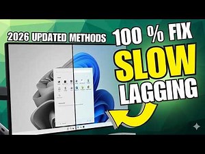 Windows 11 Slow & Lag? 😱 Make Your PC Super Fast ⚡ 5 Easy Fixes (2026)