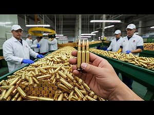 How Bullets are Made: Inside a Modern Ammunition Factory (Full Process)
