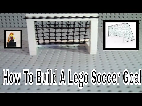 How To Build A Lego Soccer Goal (Lego Tutorial)