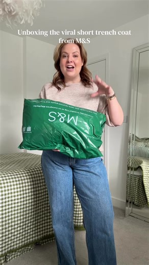 Unboxing the Viral Short Trench Coat from Marks and Spencer