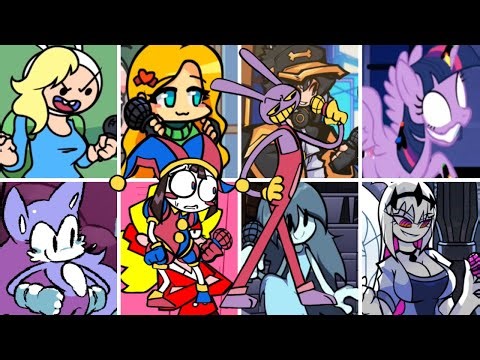 Digitalizing But Every Turn a Different Character Sings it (FNF Digitalizing but Everyone Sings It)