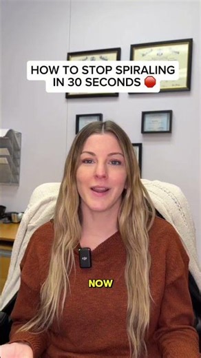 Try this breathing technique next time that you start spiraling!!