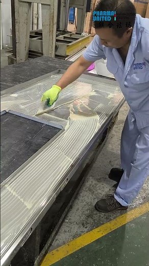 Honeycomb Core Process 🏭 | Steel Cleanroom Door Production