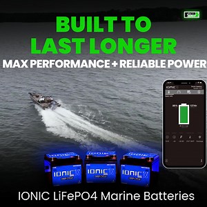6K views · 1.2K reactions |  Go further, stay longer, and experience more with Ionic lithium batteries. ✅ Zero Maintenance ✅ Bluetooth monitoring ✅ 11-Year Limited Warranty ✅ Last 2x longer ✅ Half the weight ✅ Charges 4x faster It's time to ditch that outdated lead battery!... Ionic lithium batteries are the ultimate upgrade your boat has been waiting for. Click "Shop Now" and find out what all the fuss is about! | LithiumHub | Facebook