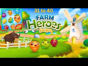 Farm Heroes Saga Gameplay | Level Walkthrough | Match 3 Puzzle Game | Android & iOS