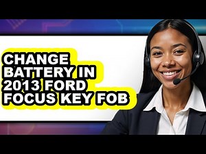 How to Change Battery in 2013 Ford Focus Key Fob (Only Way)