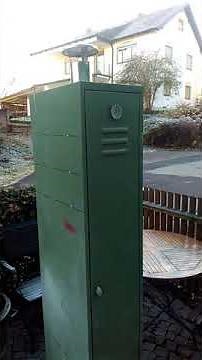 Räucherofen aus Stahlspind